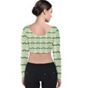 Pattern 173 Velvet Long Sleeve Crop Top View2