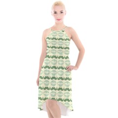 Pattern 173 High-low Halter Chiffon Dress  by GardenOfOphir