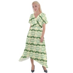 Pattern 173 Cross Front Sharkbite Hem Maxi Dress by GardenOfOphir