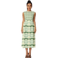 Pattern 173 Sleeveless Round Neck Midi Dress by GardenOfOphir