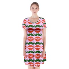 Pattern 174 Short Sleeve V-neck Flare Dress by GardenOfOphir