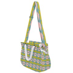 Pattern 176 Rope Handles Shoulder Strap Bag