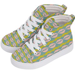 Pattern 176 Kids  Hi-top Skate Sneakers by GardenOfOphir