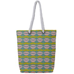 Pattern 176 Full Print Rope Handle Tote (small) by GardenOfOphir