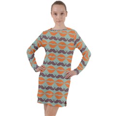 Pattern 178 Long Sleeve Hoodie Dress by GardenOfOphir