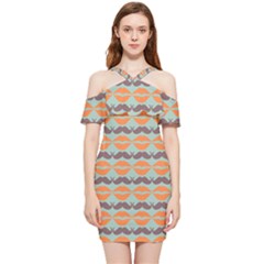 Pattern 178 Shoulder Frill Bodycon Summer Dress by GardenOfOphir