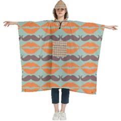 Pattern 178 Women s Hooded Rain Ponchos