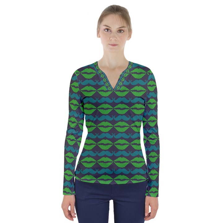 Pattern 179 V-Neck Long Sleeve Top