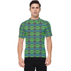 Pattern 179 Men s Short Sleeve Rash Guard by GardenOfOphir