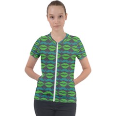 Pattern 179 Short Sleeve Zip Up Jacket by GardenOfOphir