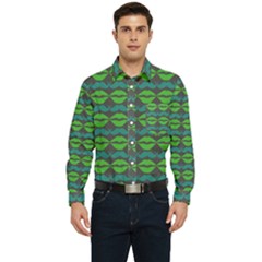 Pattern 179 Men s Long Sleeve Pocket Shirt  by GardenOfOphir