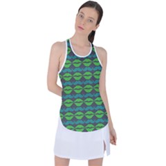 Pattern 179 Racer Back Mesh Tank Top by GardenOfOphir