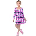 Pattern 177 Kids  Long Sleeve Velvet Dress View1