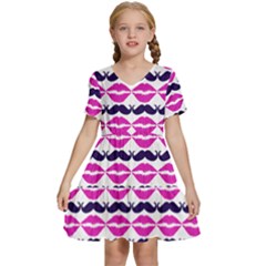 Pattern 177 Kids  Short Sleeve Tiered Mini Dress by GardenOfOphir