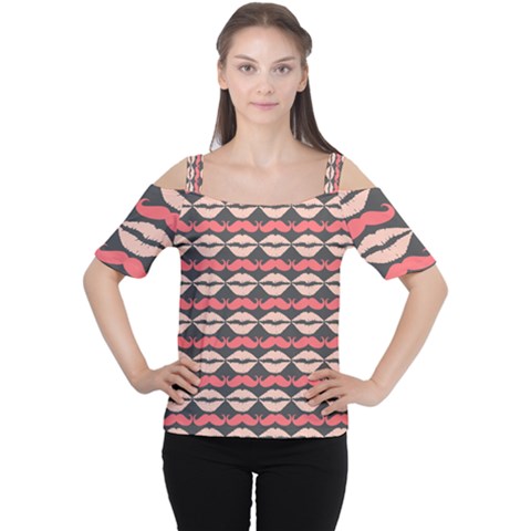 Pattern 180 Cutout Shoulder Tee by GardenOfOphir