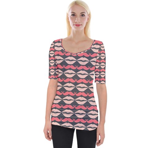 Pattern 180 Wide Neckline Tee by GardenOfOphir