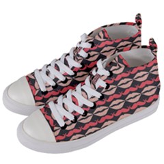 Pattern 180 Women s Mid-top Canvas Sneakers by GardenOfOphir