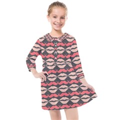 Pattern 180 Kids  Quarter Sleeve Shirt Dress by GardenOfOphir