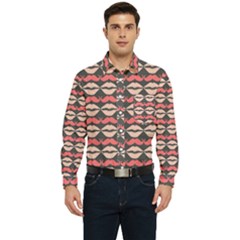 Pattern 180 Men s Long Sleeve Pocket Shirt  by GardenOfOphir