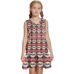 Pattern 180 Kids  Sleeveless Tiered Mini Dress by GardenOfOphir