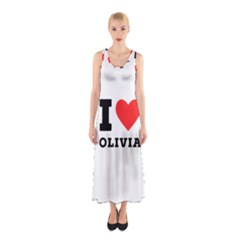 I Love Olivia Sleeveless Maxi Dress by ilovewhateva