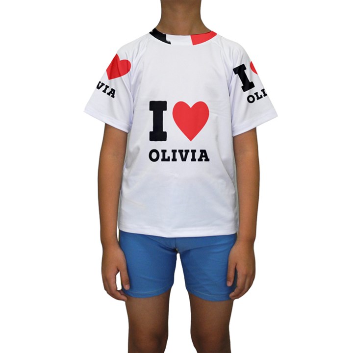 I love olivia Kids  Short Sleeve Swimwear