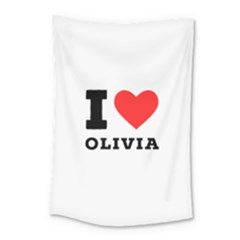 I Love Olivia Small Tapestry by ilovewhateva