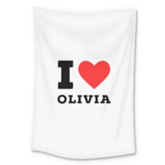 I Love Olivia Large Tapestry by ilovewhateva