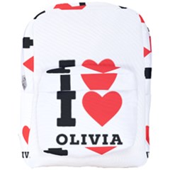 I Love Olivia Full Print Backpack by ilovewhateva