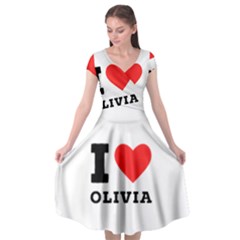 I Love Olivia Cap Sleeve Wrap Front Dress by ilovewhateva