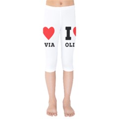 I Love Olivia Kids  Capri Leggings  by ilovewhateva