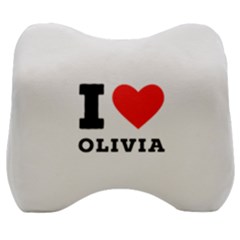 I Love Olivia Velour Head Support Cushion by ilovewhateva