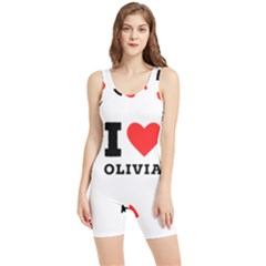 I Love Olivia Women s Wrestling Singlet by ilovewhateva