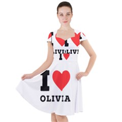 I Love Olivia Cap Sleeve Midi Dress by ilovewhateva