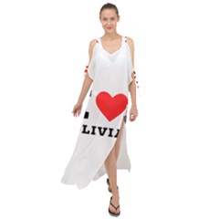 I Love Olivia Maxi Chiffon Cover Up Dress by ilovewhateva