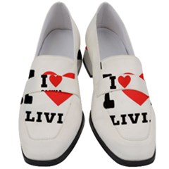 I Love Olivia Women s Chunky Heel Loafers by ilovewhateva