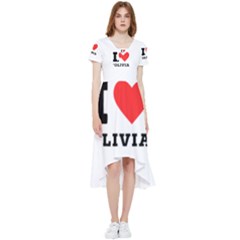 I Love Olivia High Low Boho Dress by ilovewhateva