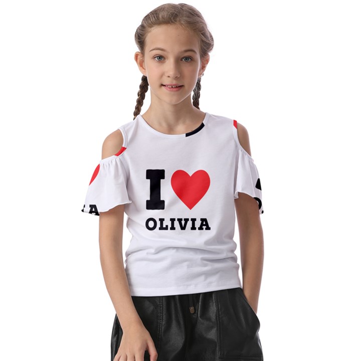 I love olivia Kids  Butterfly Cutout Tee