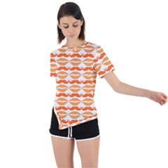 Pattern 181 Asymmetrical Short Sleeve Sports Tee by GardenOfOphir