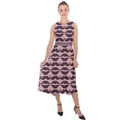 Pattern 182 Midi Tie-back Chiffon Dress by GardenOfOphir