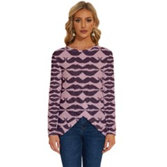 Pattern 182 Long Sleeve Crew Neck Pullover Top