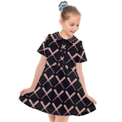 Pattern 183 Kids  Short Sleeve Shirt Dress by GardenOfOphir