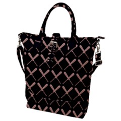 Pattern 183 Buckle Top Tote Bag by GardenOfOphir