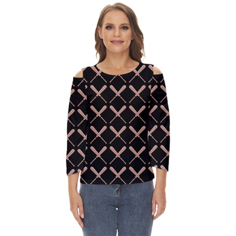 Pattern 183 Cut Out Wide Sleeve Top by GardenOfOphir