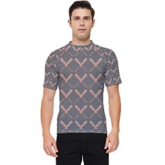 Pattern 184 Men s Short Sleeve Rash Guard by GardenOfOphir