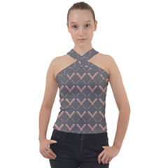 Pattern 184 Cross Neck Velour Top by GardenOfOphir