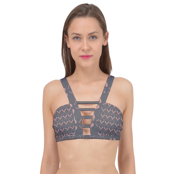 Pattern 184 Cage Up Bikini Top