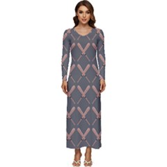 Pattern 184 Long Sleeve Longline Maxi Dress by GardenOfOphir