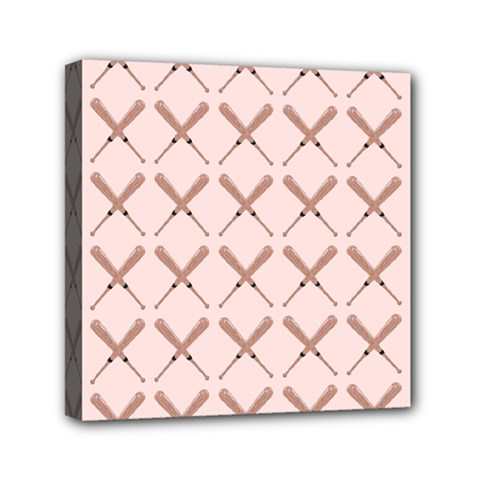 Pattern 185 Mini Canvas 6  X 6  (stretched) by GardenOfOphir