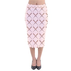 Pattern 185 Velvet Midi Pencil Skirt by GardenOfOphir